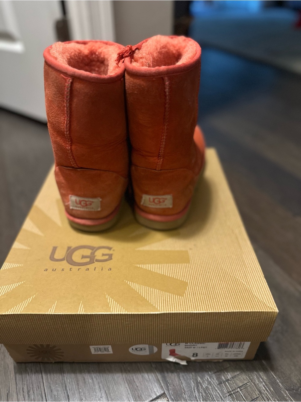 UGG Classic Short Boot in Coral Pink